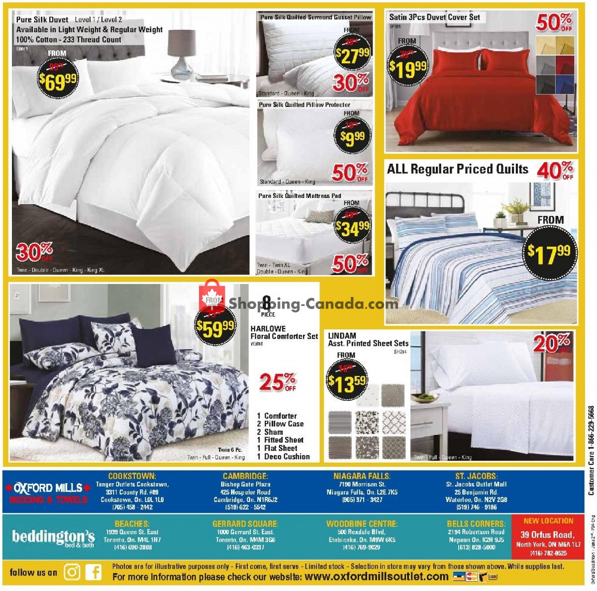 Oxford Mills Bedding & Towels flyer from Wednesday May 25, 2022 to Tuesday June 21, 2022 - page 4
