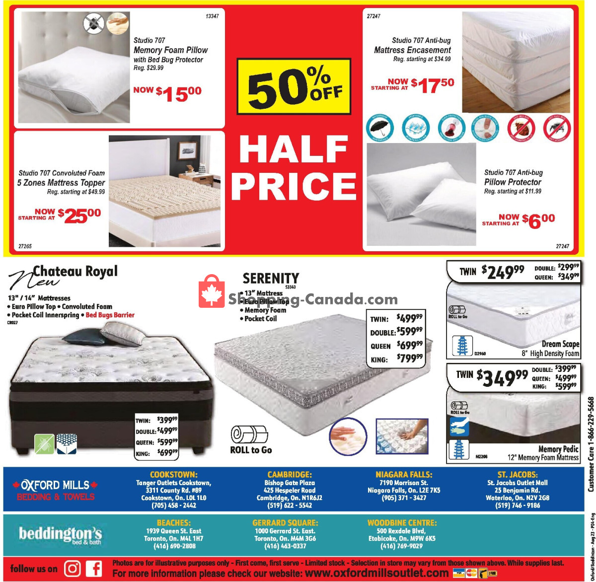 Oxford Mills Bedding & Towels flyer from Wednesday February 7, 2024 to Tuesday March 5, 2024 - page 4