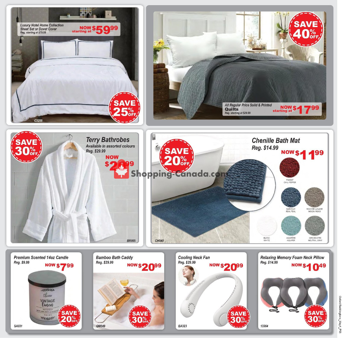 Oxford Mills Factory Outlet flyer from Wednesday May 1, 2024 to Tuesday May 28, 2024 - page 3