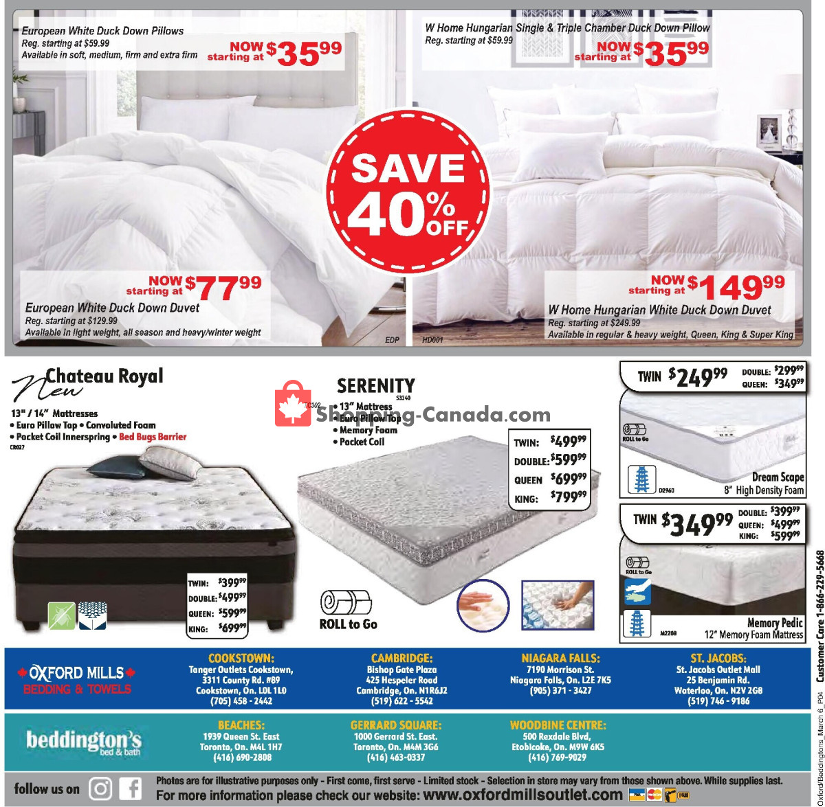 Oxford Mills Factory Outlet flyer from Wednesday May 1, 2024 to Tuesday May 28, 2024 - page 4