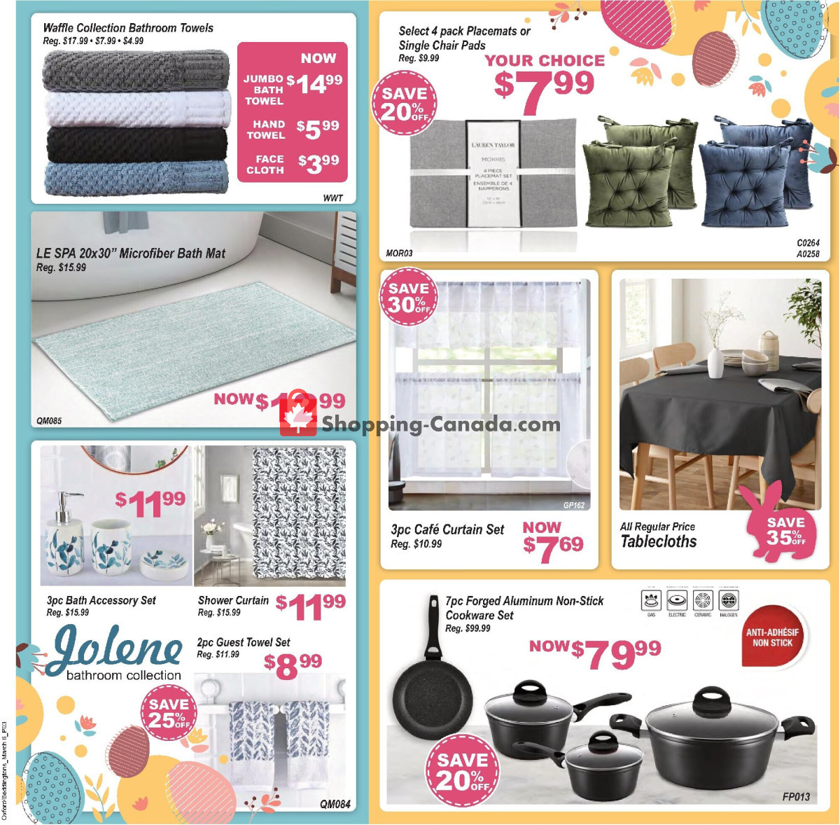 Oxford Mills Factory Outlet flyer from Wednesday March 6, 2024 to Tuesday March 12, 2024 - page 3