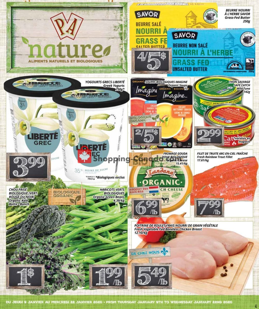 PA Nature flyer from Thursday January 9, 2020 to Wednesday January 22, 2020 - page 1