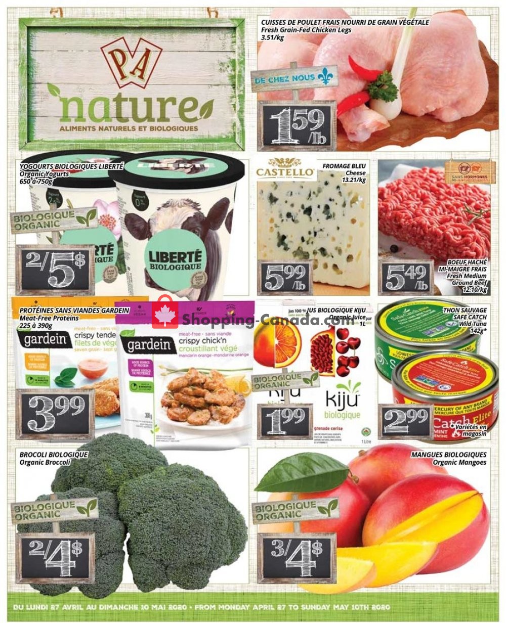 PA Nature flyer from Monday April 27, 2020 to Sunday May 10, 2020 - page 1