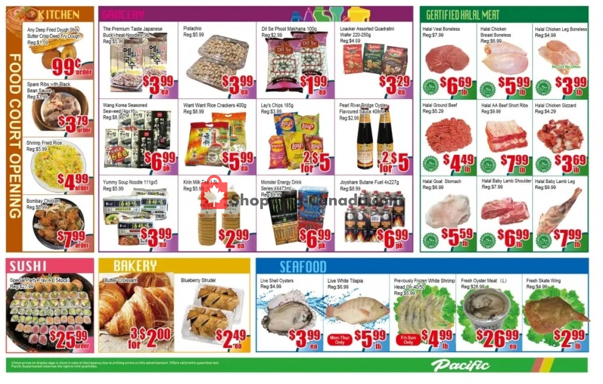 Pacific Fresh Food Market flyer from Friday January 20, 2023 to Thursday January 26, 2023 - page 2