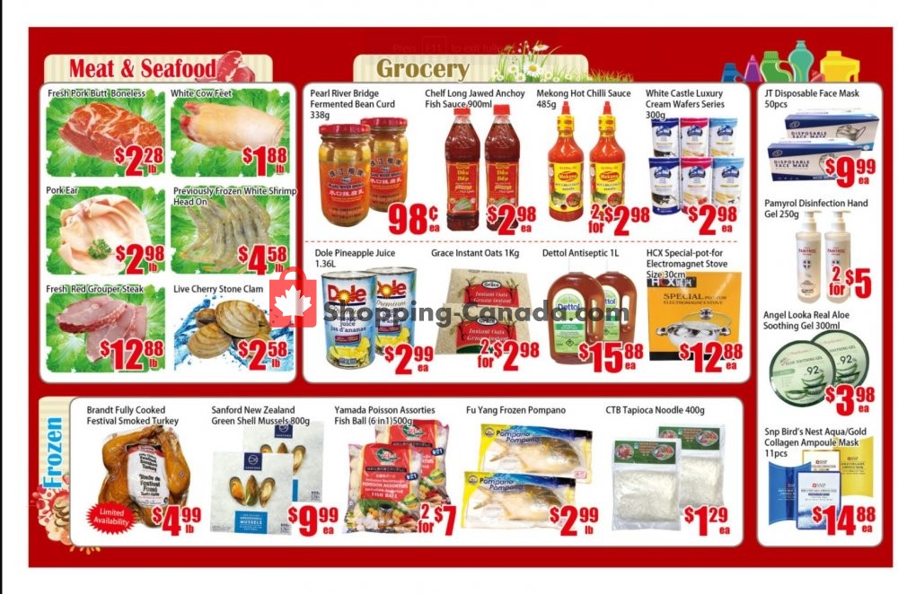 Pacific Fresh Food Market flyer from Friday October 9, 2020 to Thursday October 15, 2020 - page 3