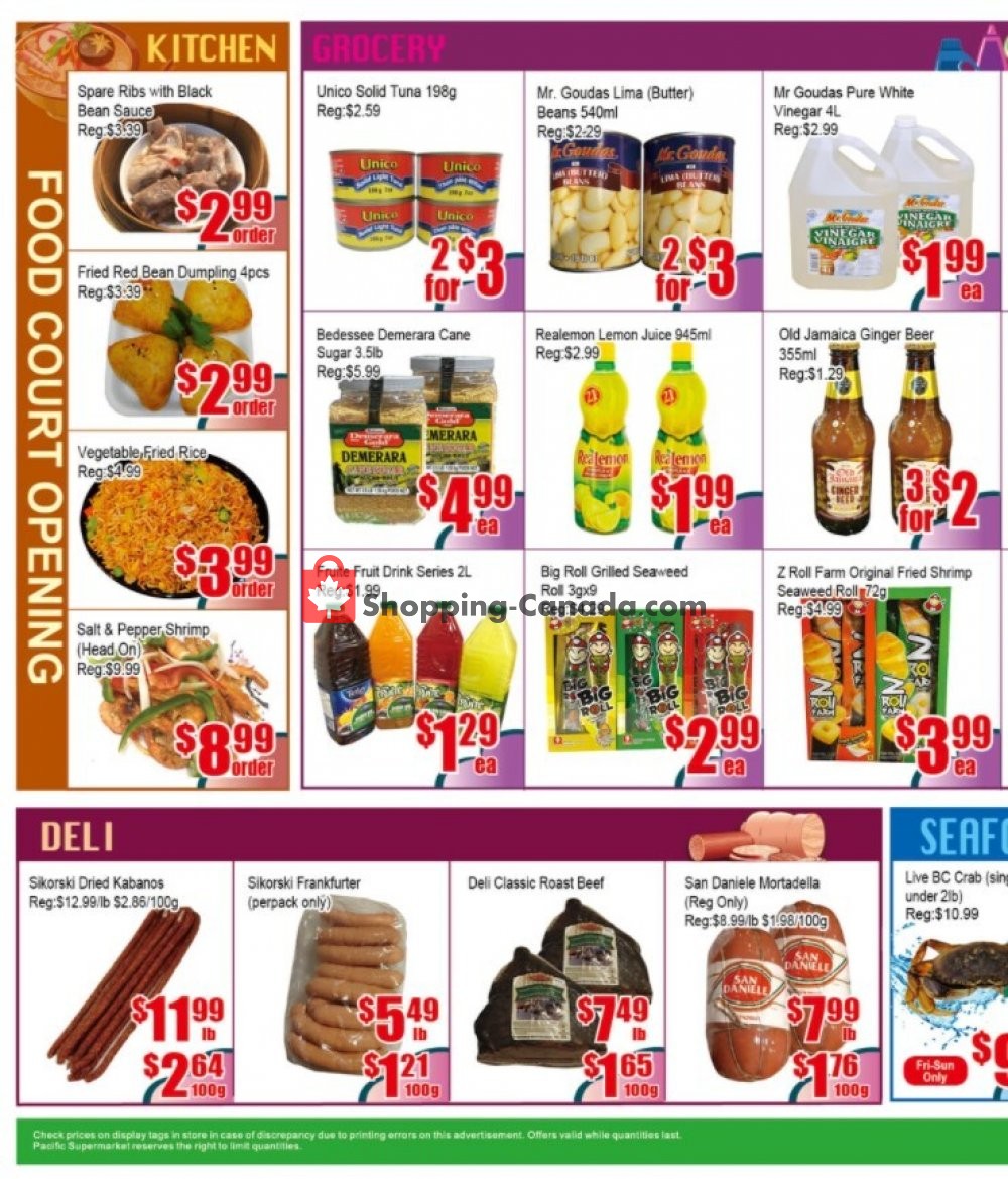 Pacific Fresh Food Market flyer from Friday October 16, 2020 to Thursday October 22, 2020 - page 3