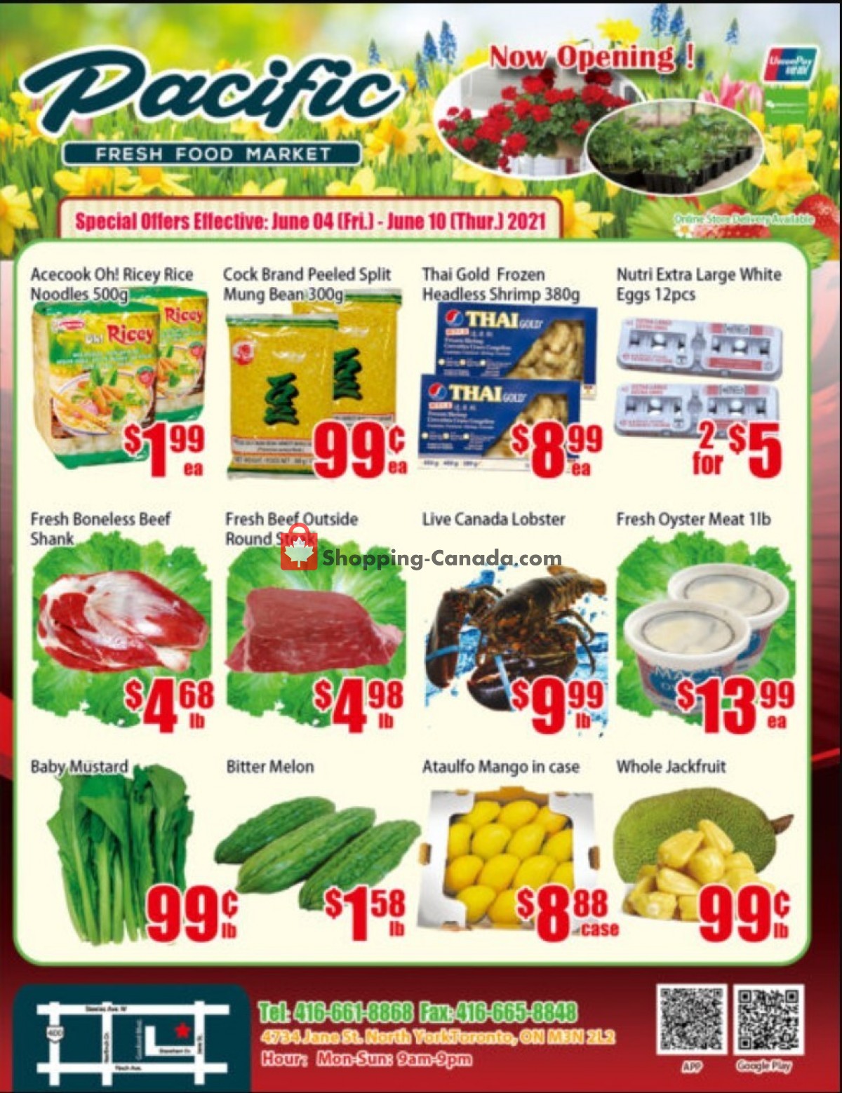 Pacific Fresh Food Market flyer from Friday June 4, 2021 to Thursday June 10, 2021 - page 1