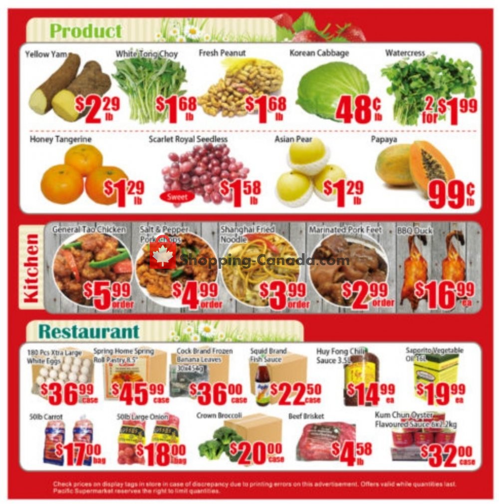 Pacific Fresh Food Market flyer from Friday October 11, 2019 to Thursday October 17, 2019 - page 2