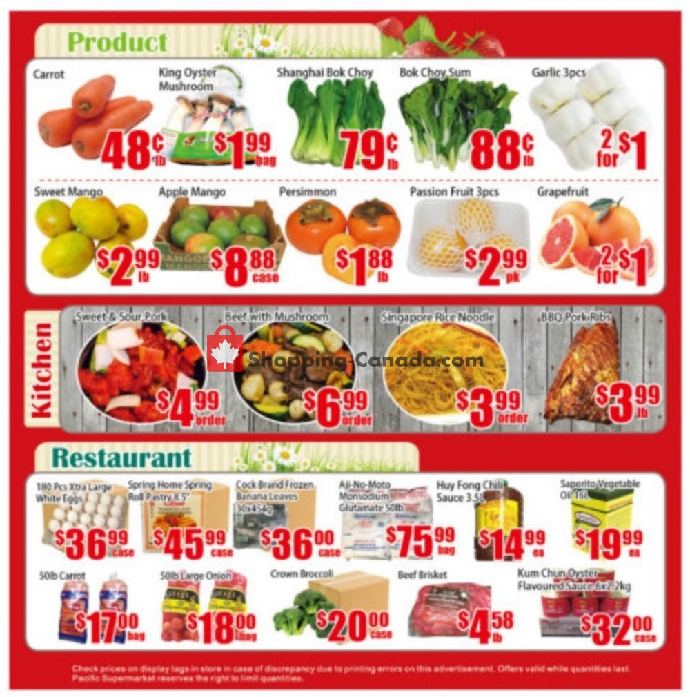 Pacific Fresh Food Market flyer from Friday October 18, 2019 to Thursday October 24, 2019 - page 2
