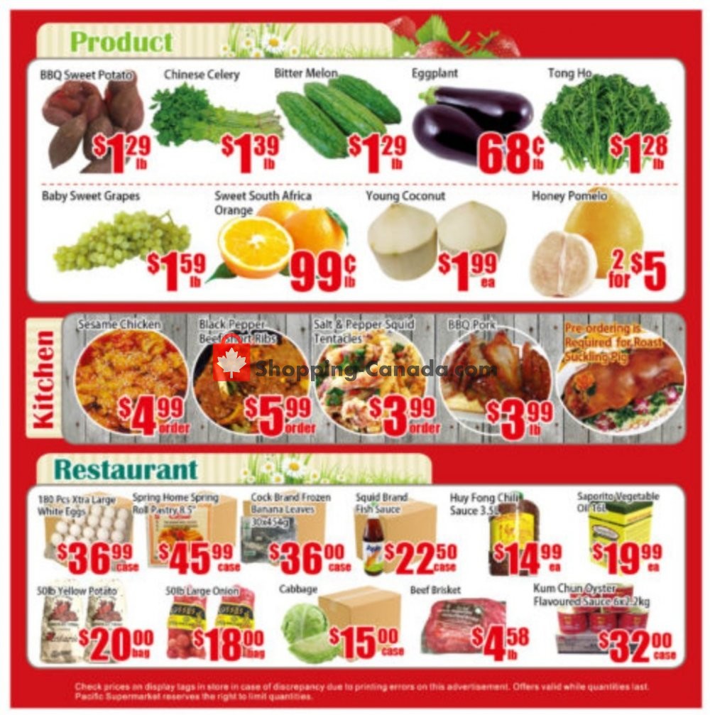 Pacific Fresh Food Market flyer from Friday October 4, 2019 to Thursday October 10, 2019 - page 2