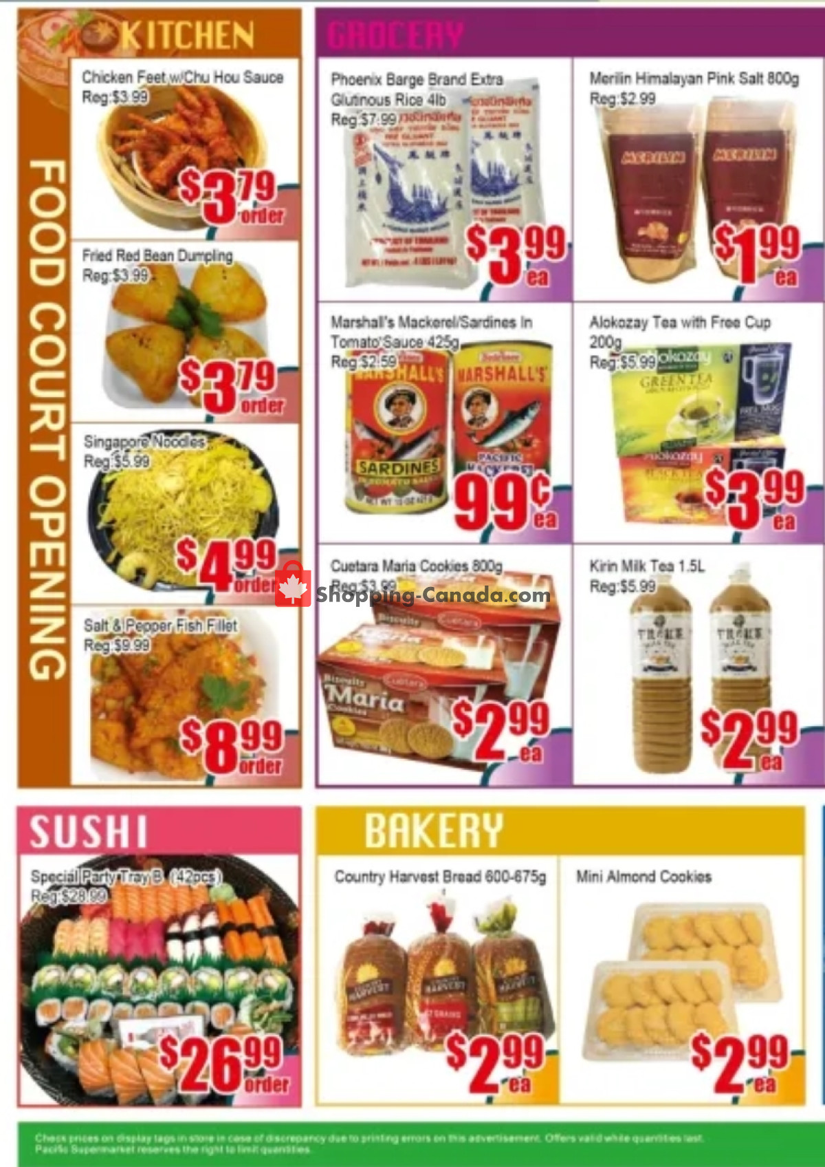 Pacific Fresh Food Market flyer from Friday January 26, 2024 to Thursday February 1, 2024 - page 3