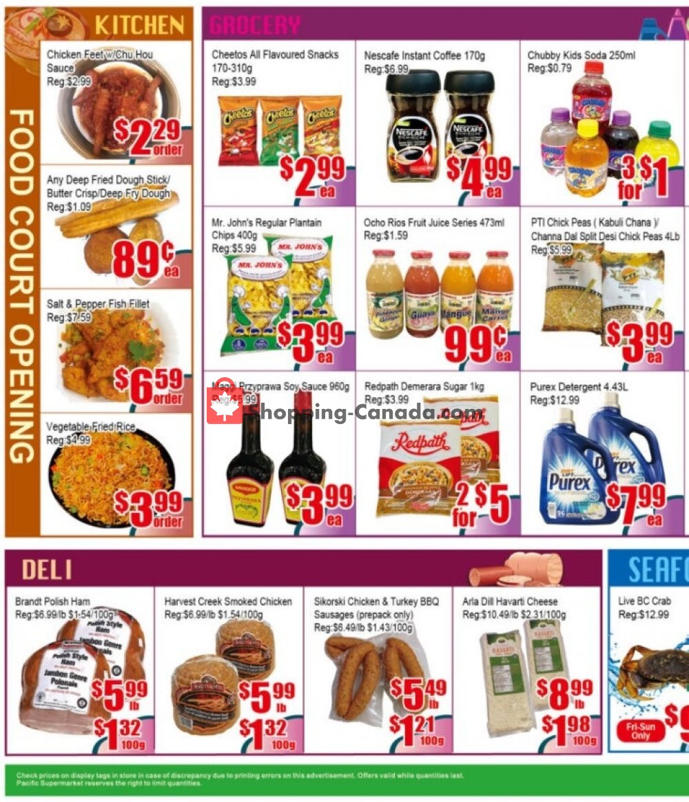 Pacific Fresh Food Market flyer from Friday July 31, 2020 to Thursday August 6, 2020 - page 3