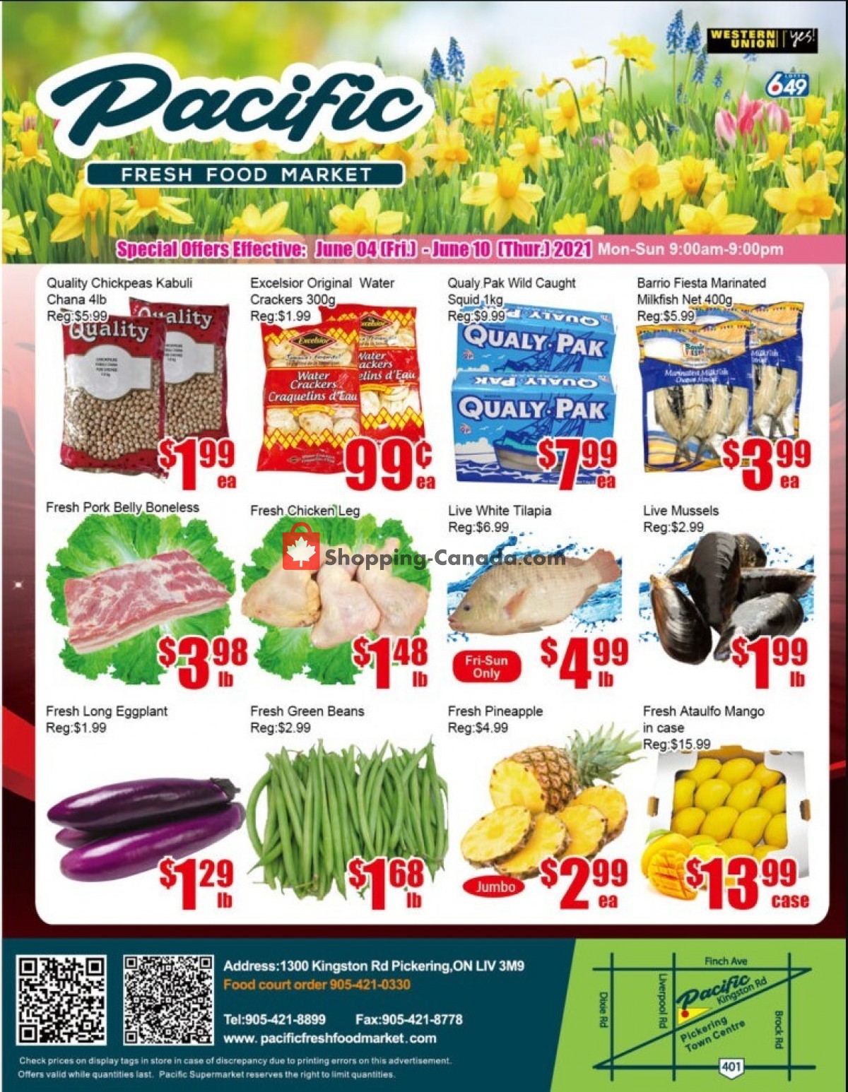Pacific Fresh Food Market flyer from Friday June 4, 2021 to Thursday June 10, 2021 - page 1
