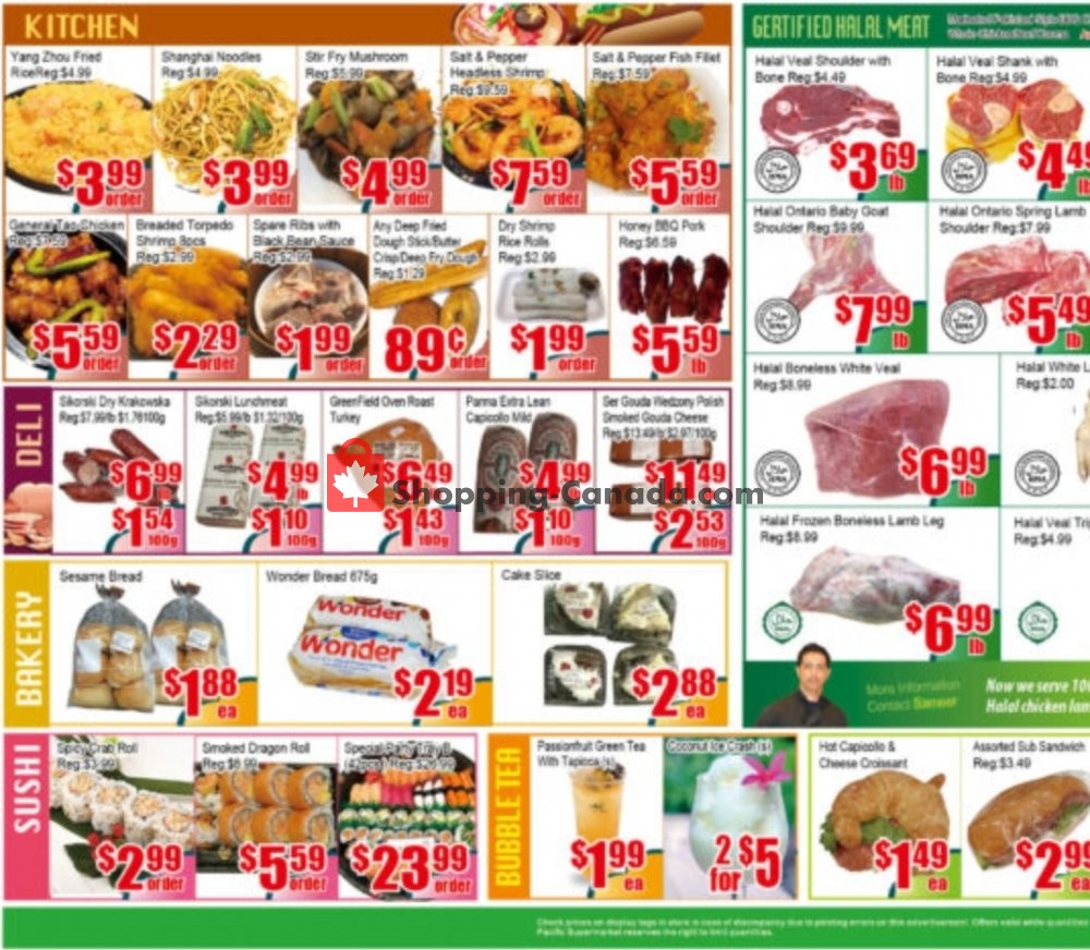 Pacific Fresh Food Market flyer from Friday November 1, 2019 to Thursday November 7, 2019 - page 3