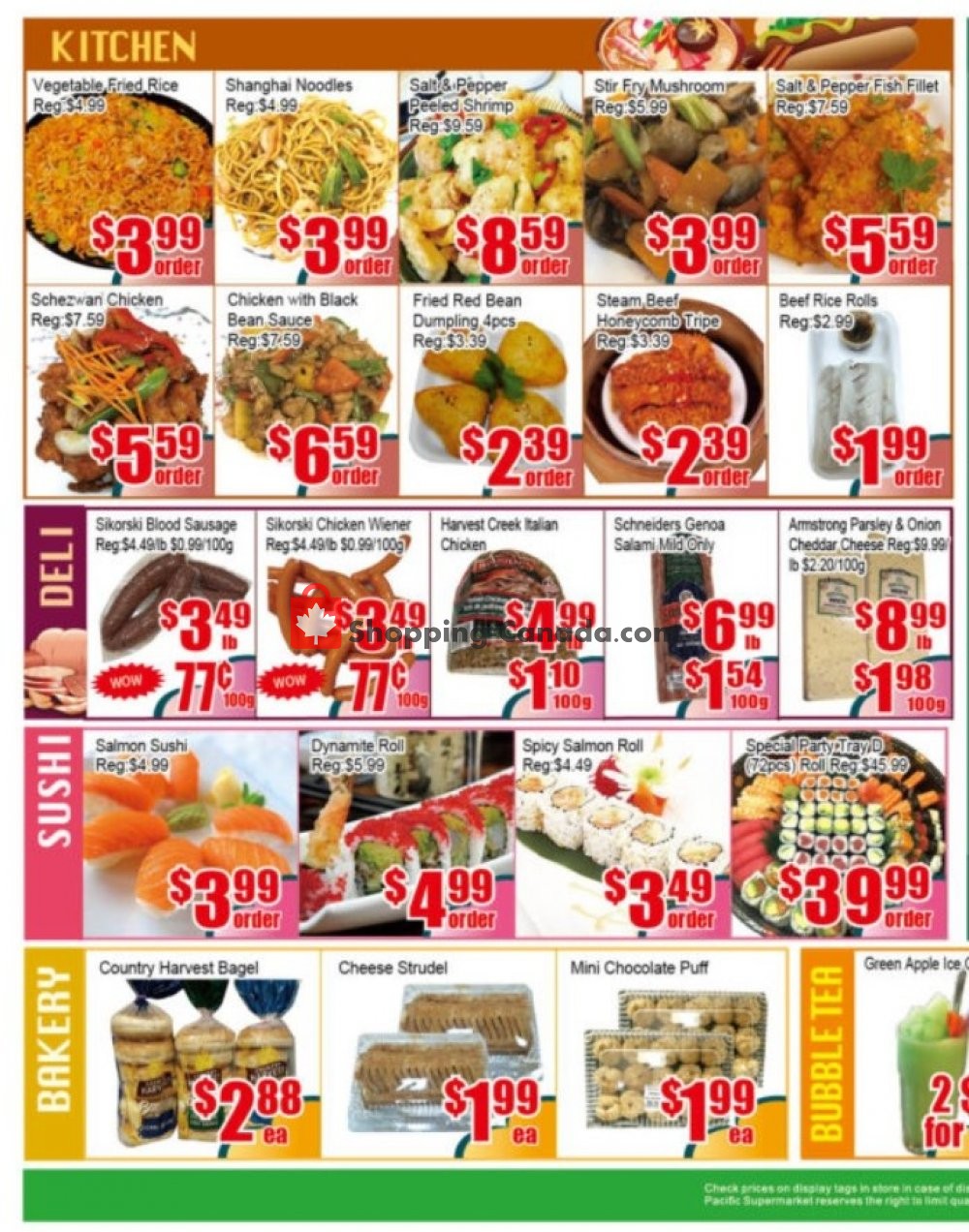 Pacific Fresh Food Market flyer from Friday November 15, 2019 to Thursday November 21, 2019 - page 3