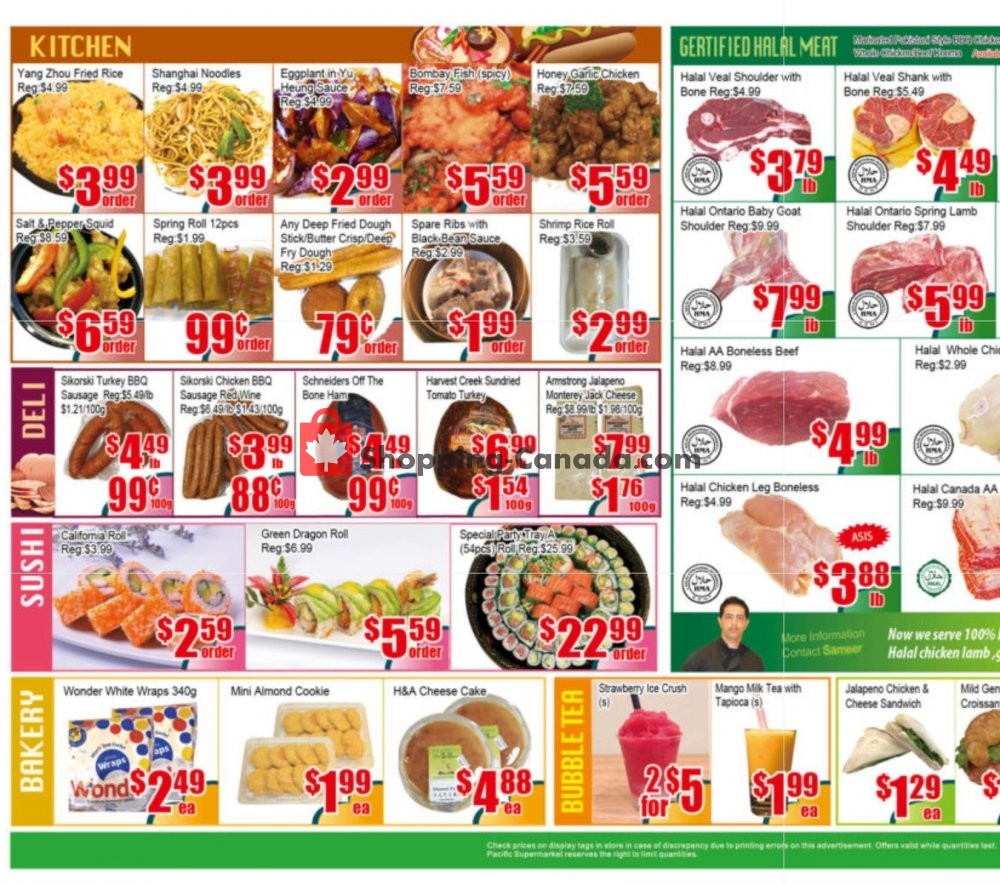 Pacific Fresh Food Market flyer from Friday November 22, 2019 to Thursday November 28, 2019 - page 3