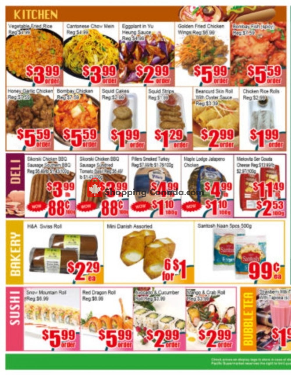 Pacific Fresh Food Market flyer from Friday November 8, 2019 to Thursday November 14, 2019 - page 3