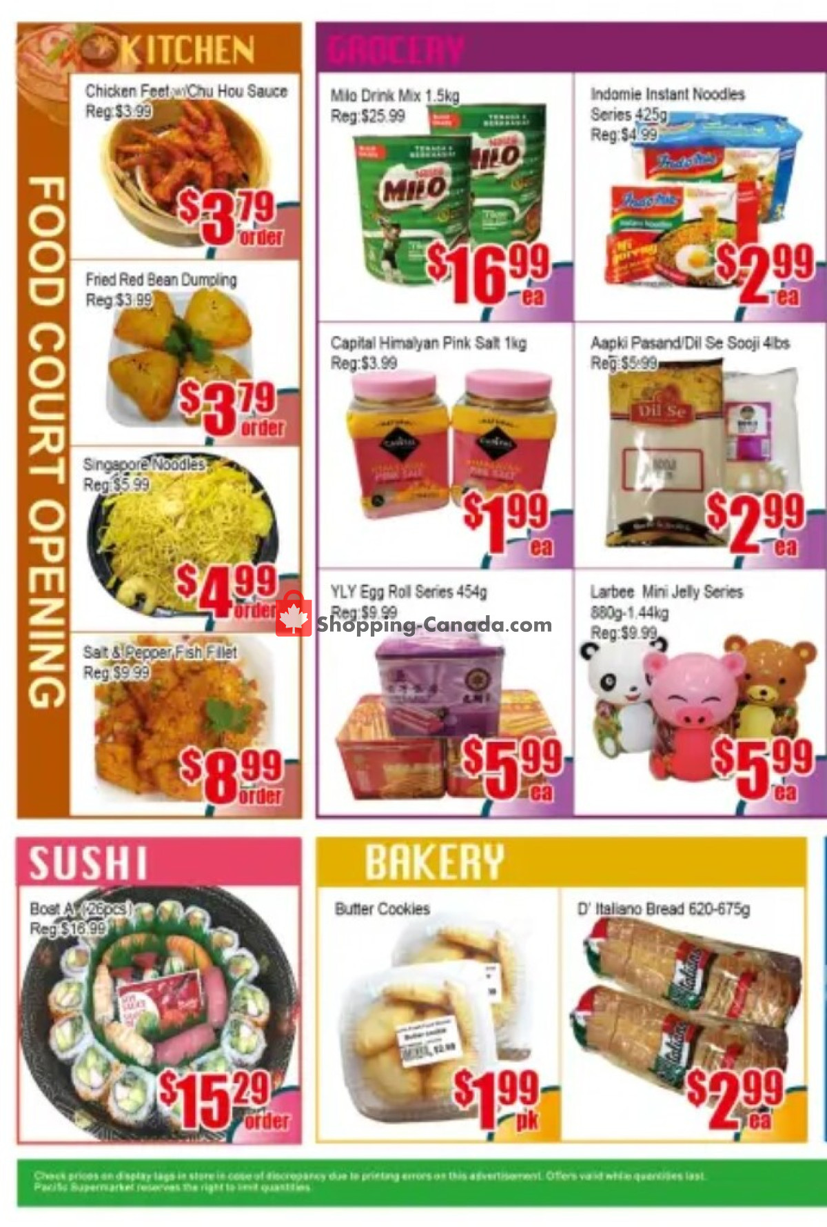 Pacific Fresh Food Market flyer from Friday January 12, 2024 to Thursday January 18, 2024 - page 3