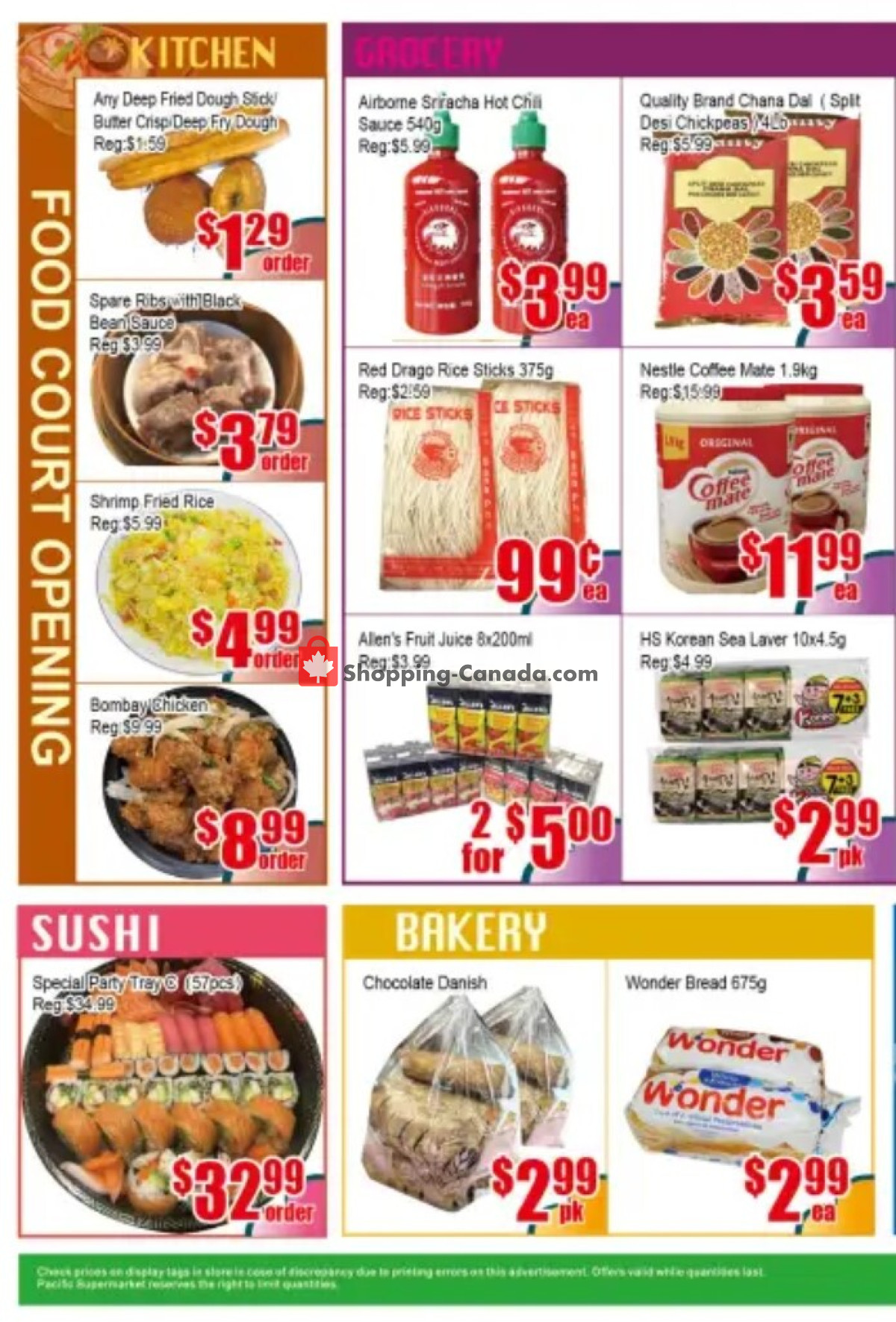 Pacific Fresh Food Market flyer from Friday January 5, 2024 to Thursday January 11, 2024 - page 3
