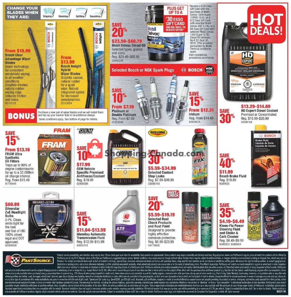 PartSource flyer from Friday September 6, 2019 to Wednesday September 18, 2019 - page 2