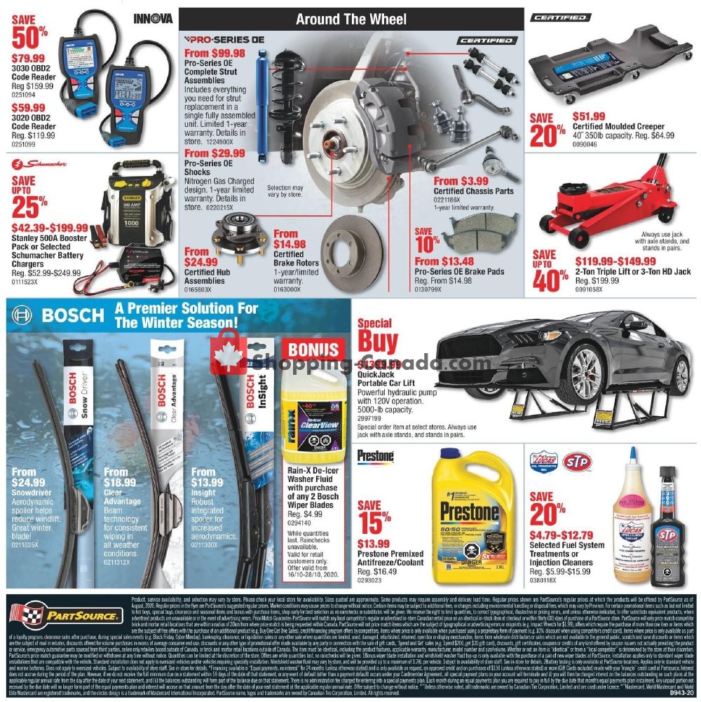 PartSource flyer from Friday October 16, 2020 to Wednesday October 28, 2020 - page 3