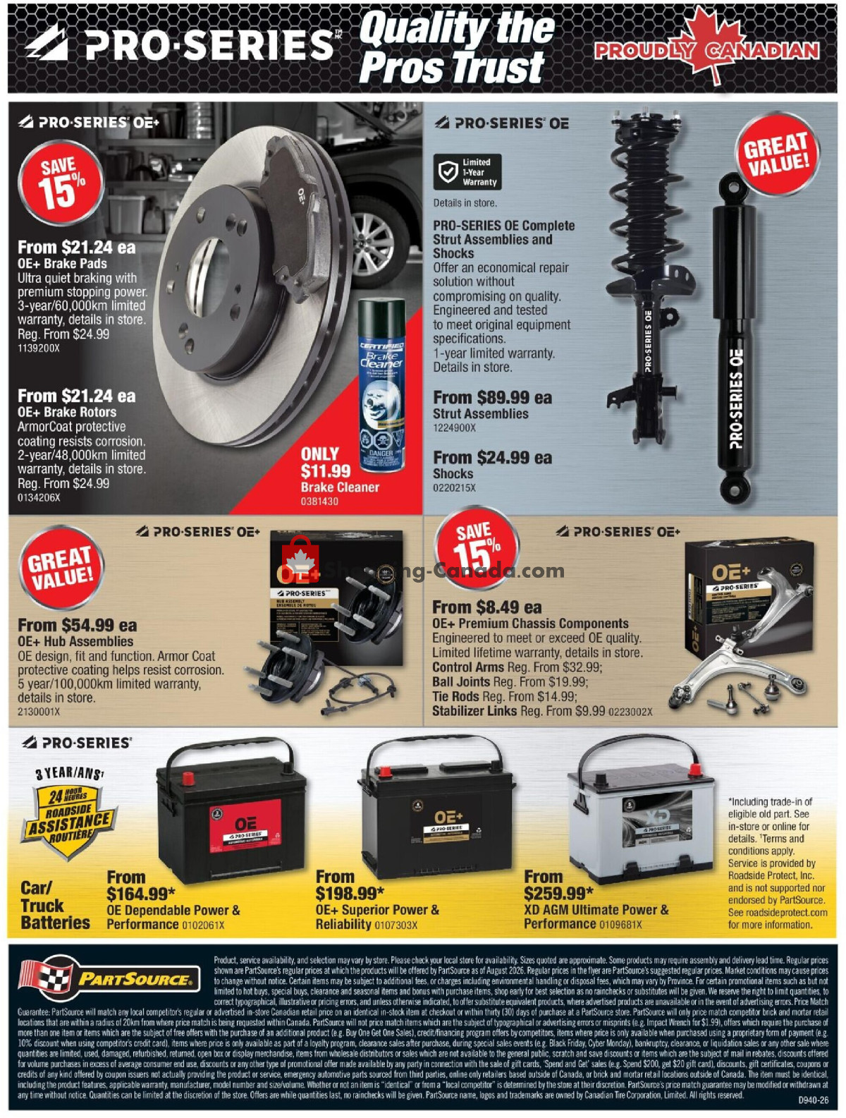 PartSource flyer from Friday October 2, 2026 to Wednesday October 14, 2026 - page 4