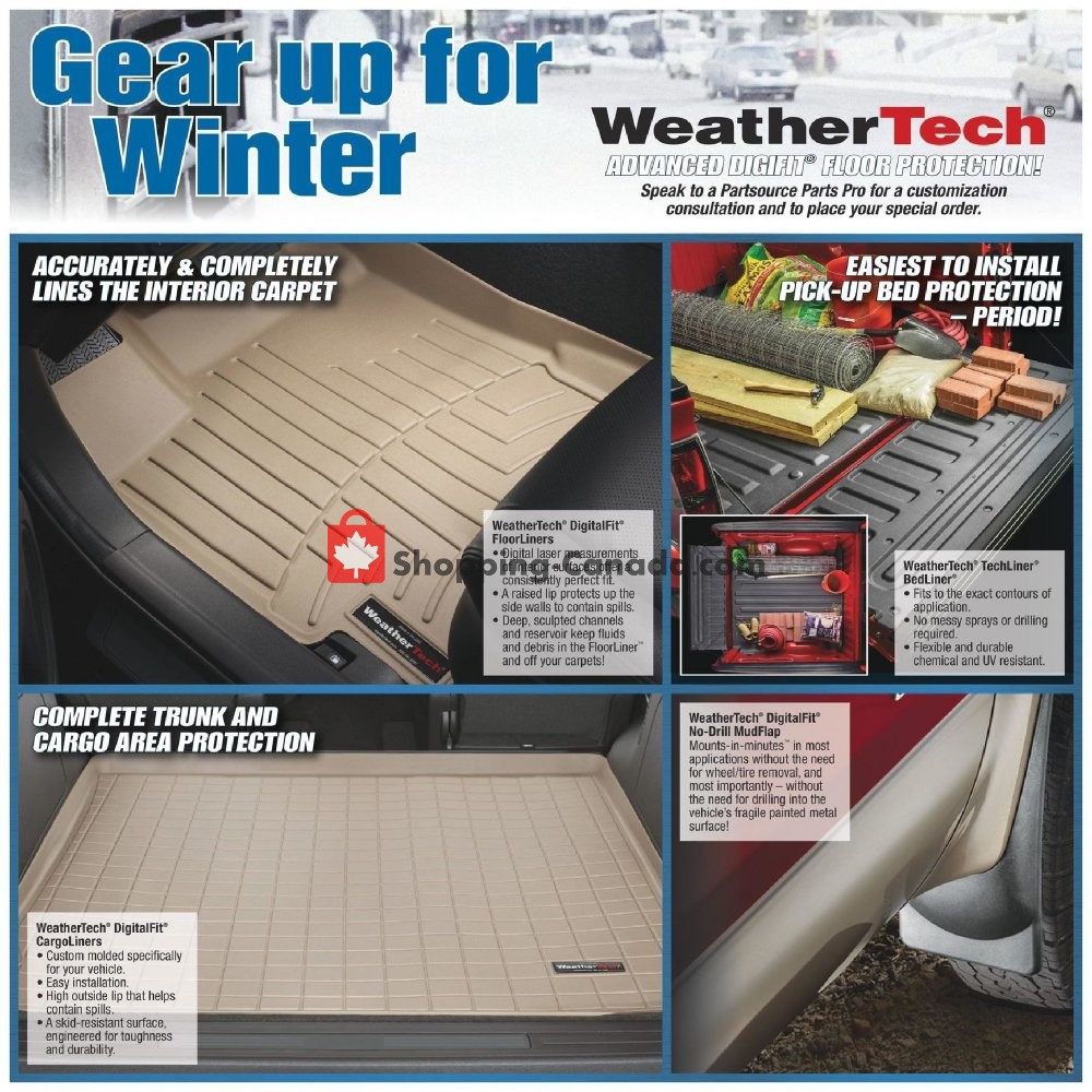 Partsource Canada Flyer New Year New Garage January 3