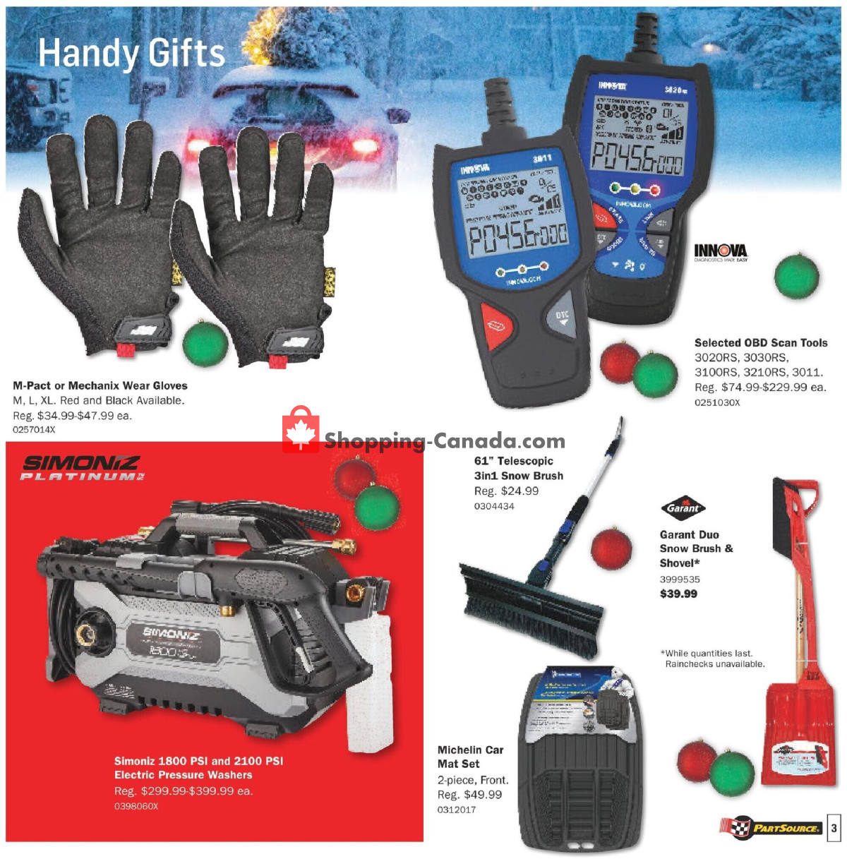 PartSource flyer from Friday December 13, 2024 to Wednesday December 18, 2024 - page 3