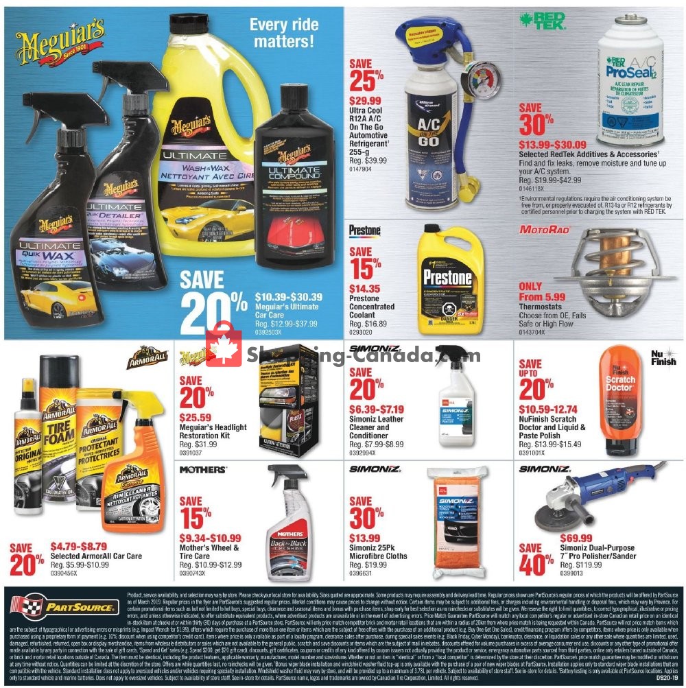 PartSource flyer from Friday May 10, 2019 to Wednesday May 22, 2019 - page 4