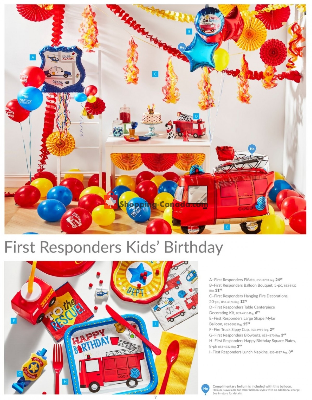 Party City Canada, flyer (2022 Fall & Winter Celebration Guide