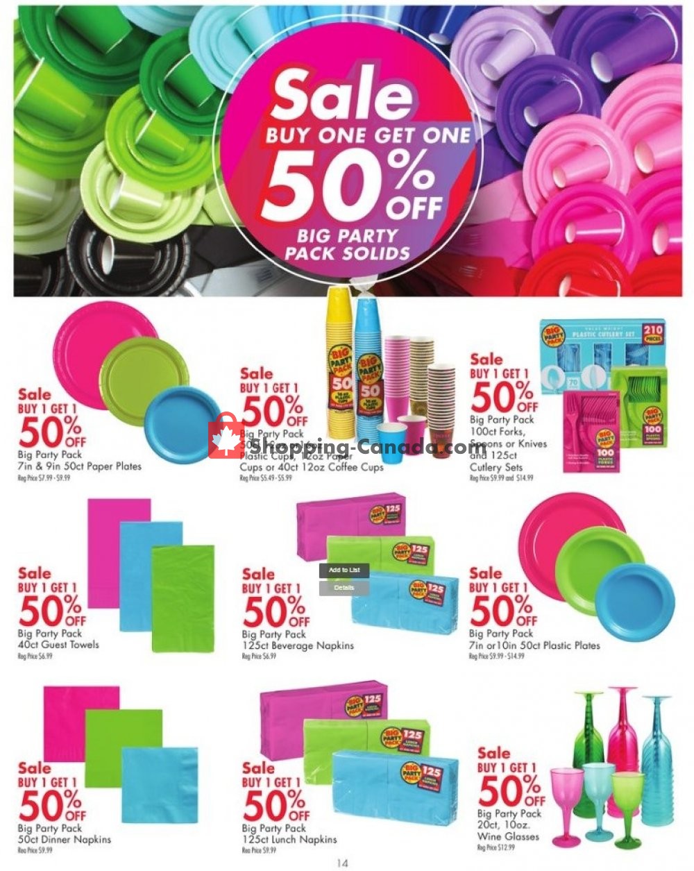 Party City flyer from Monday May 13, 2019 to Tuesday May 21, 2019 - page 14