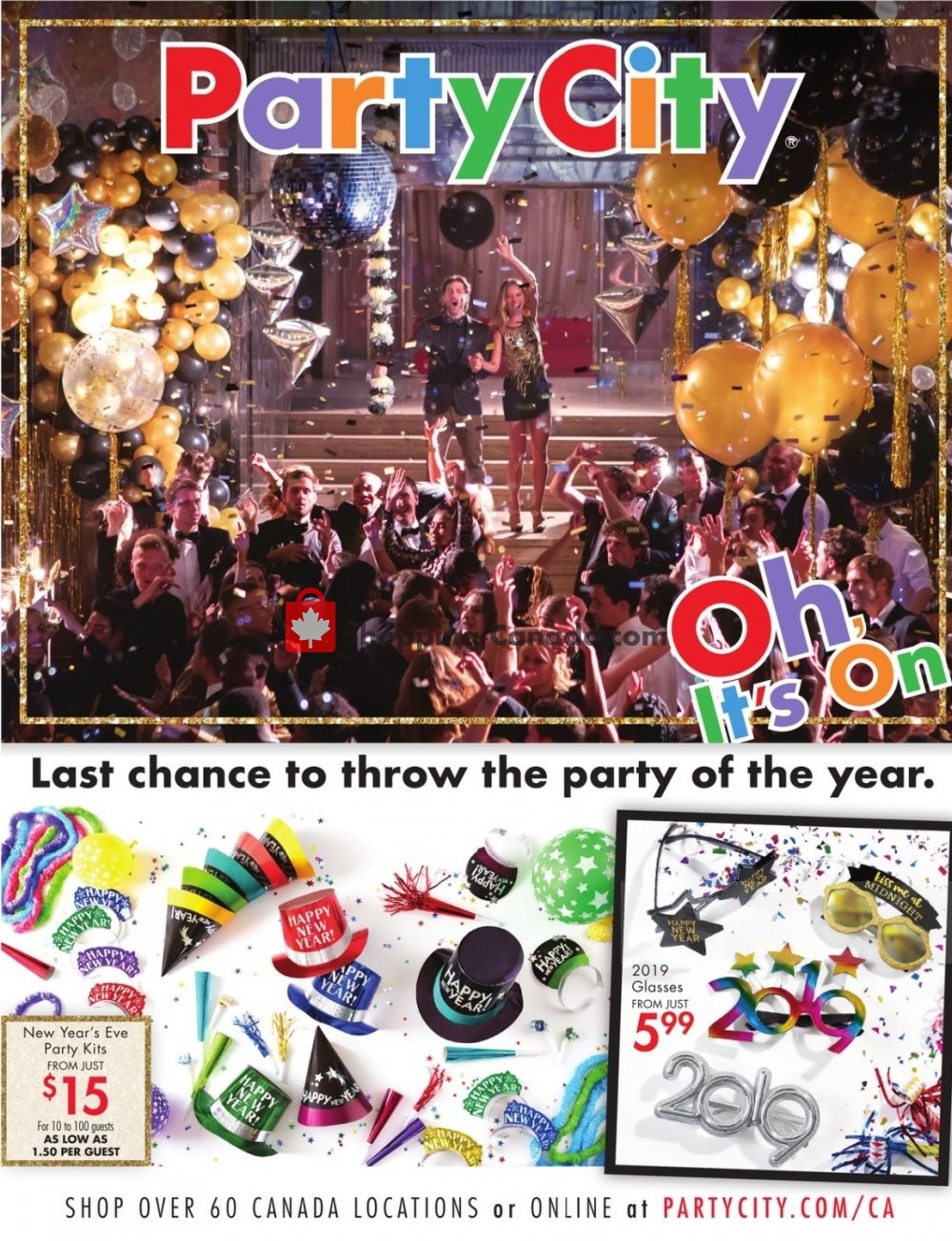 Party City flyer from Monday December 17, 2018 to Monday December 31, 2018 - page 1