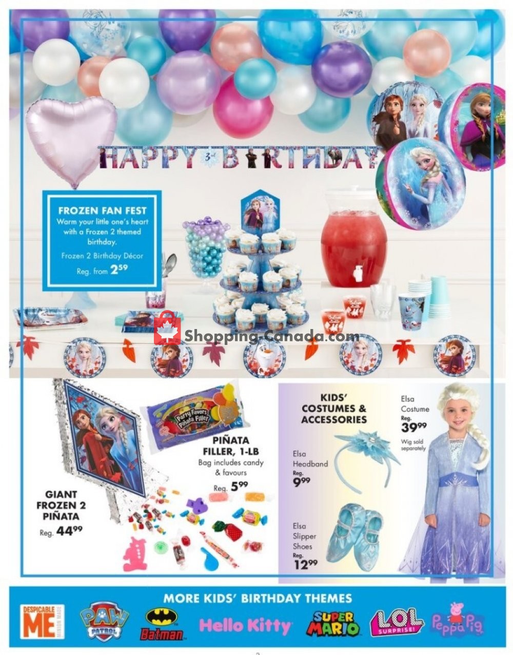 Party City Canada, flyer (Halloween Is Coming) August 21 September