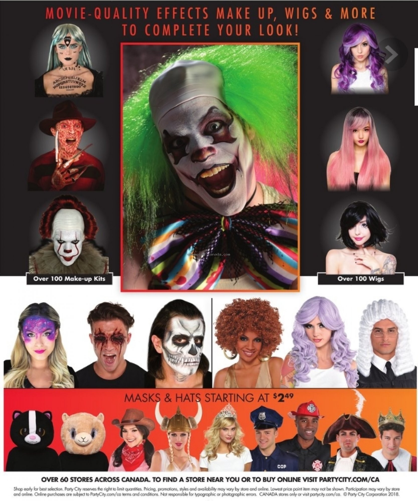 Flyer and weekly ads Party City Canada Halloween Magalog from