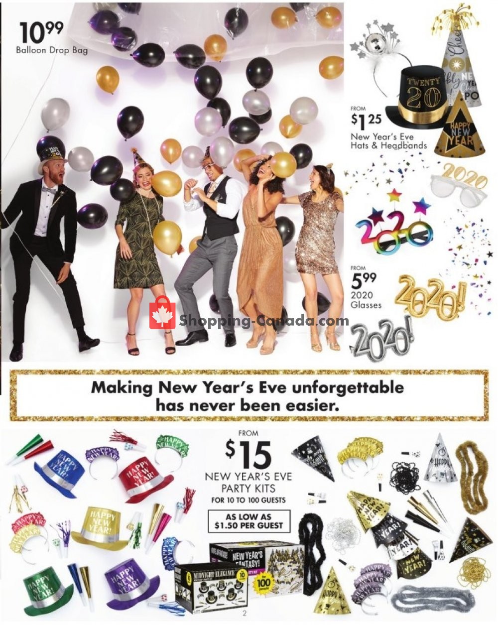 Party City flyer from Wednesday December 18, 2019 to Tuesday December 31, 2019 - page 2