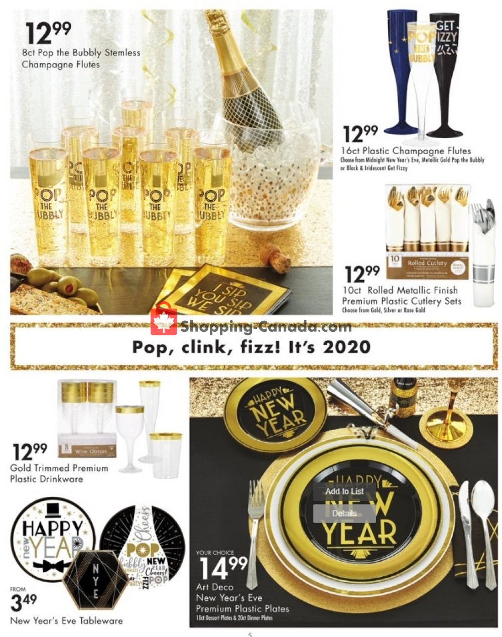 Party City flyer from Wednesday December 18, 2019 to Tuesday December 31, 2019 - page 5