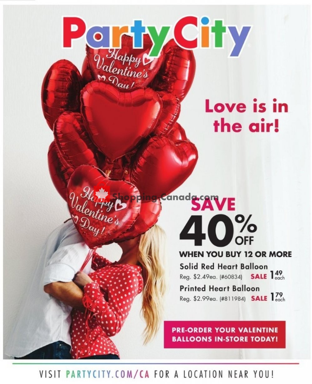 Party City flyer from Thursday January 23, 2020 to Friday February 14, 2020 - page 1