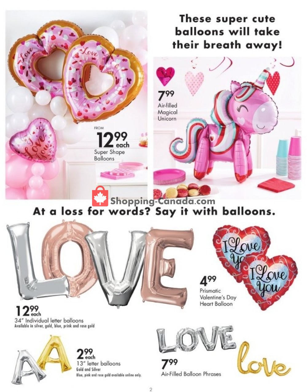 Party City flyer from Thursday January 23, 2020 to Friday February 14, 2020 - page 2