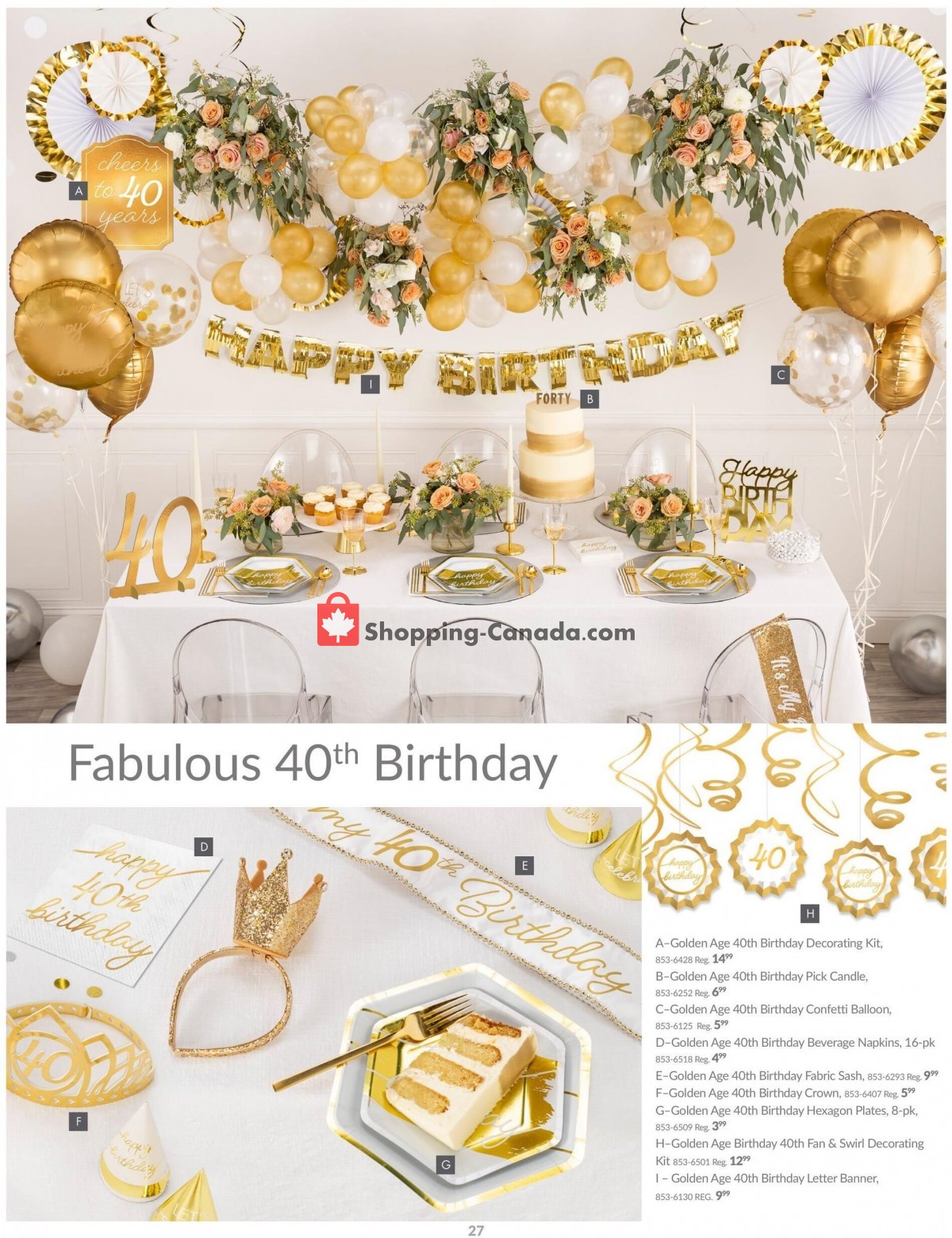 Party City flyer from Friday April 15, 2022 to Thursday September 1, 2022 - page 27