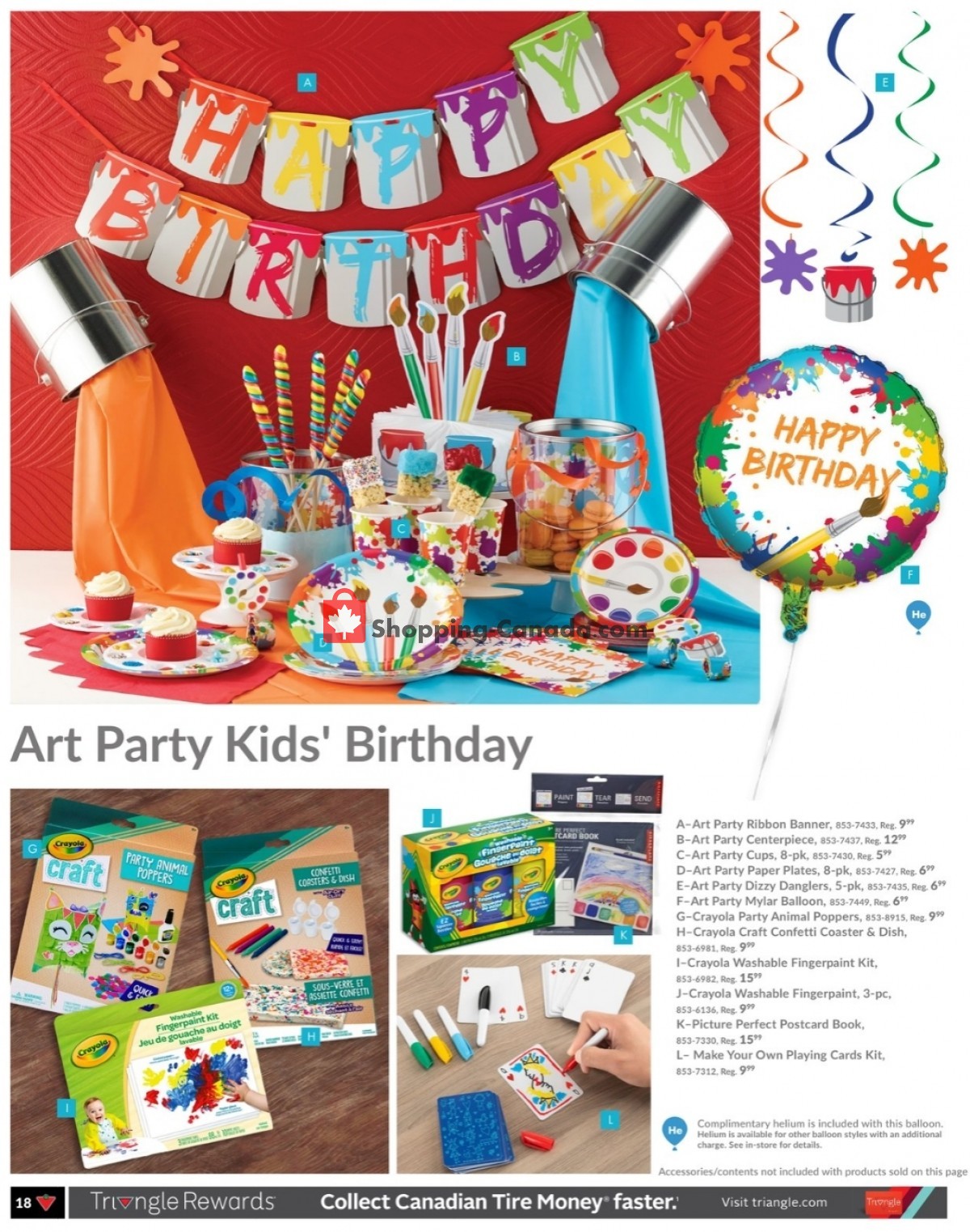 Party City flyer from Friday April 14, 2023 to Thursday August 31, 2023 - page 18