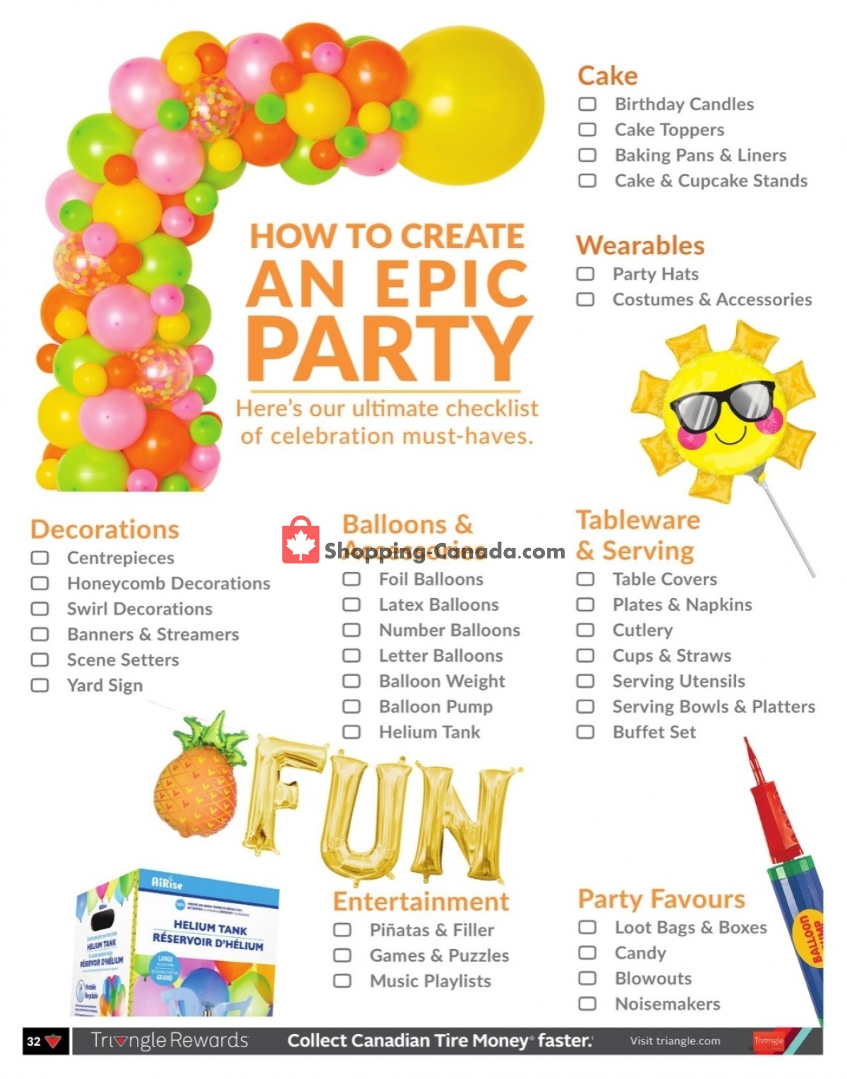 Party City flyer from Friday April 14, 2023 to Thursday August 31, 2023 - page 32