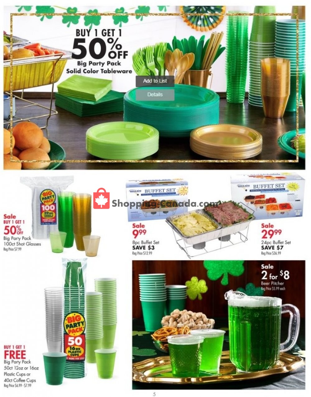 Party City flyer from Friday March 8, 2019 to Sunday March 17, 2019 - page 5