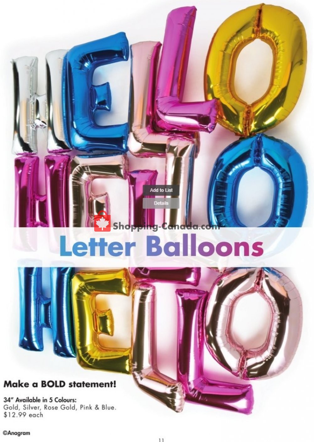 Party City flyer from Saturday January 11, 2020 to Friday January 31, 2020 - page 11