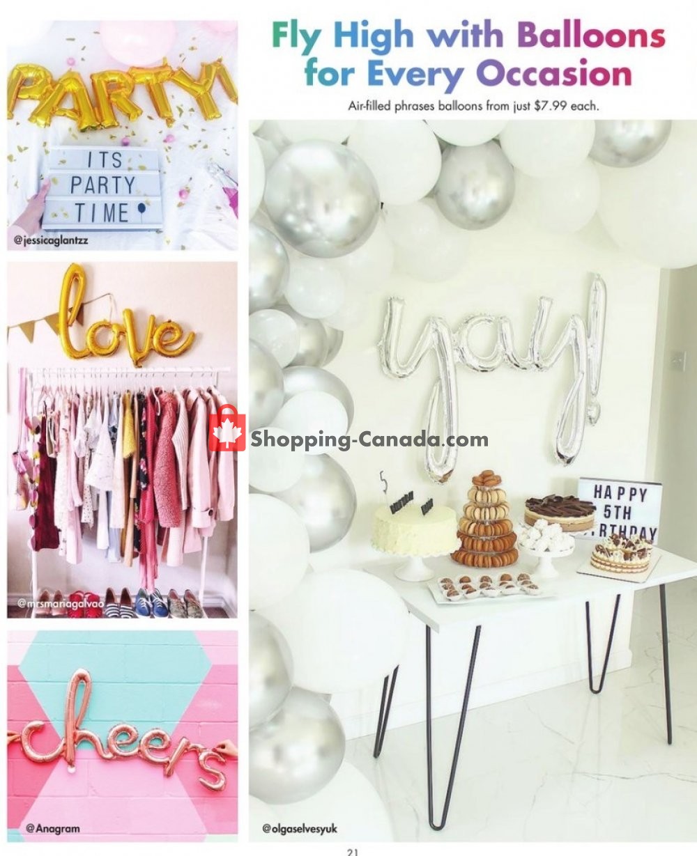 Party City flyer from Saturday January 11, 2020 to Friday January 31, 2020 - page 21