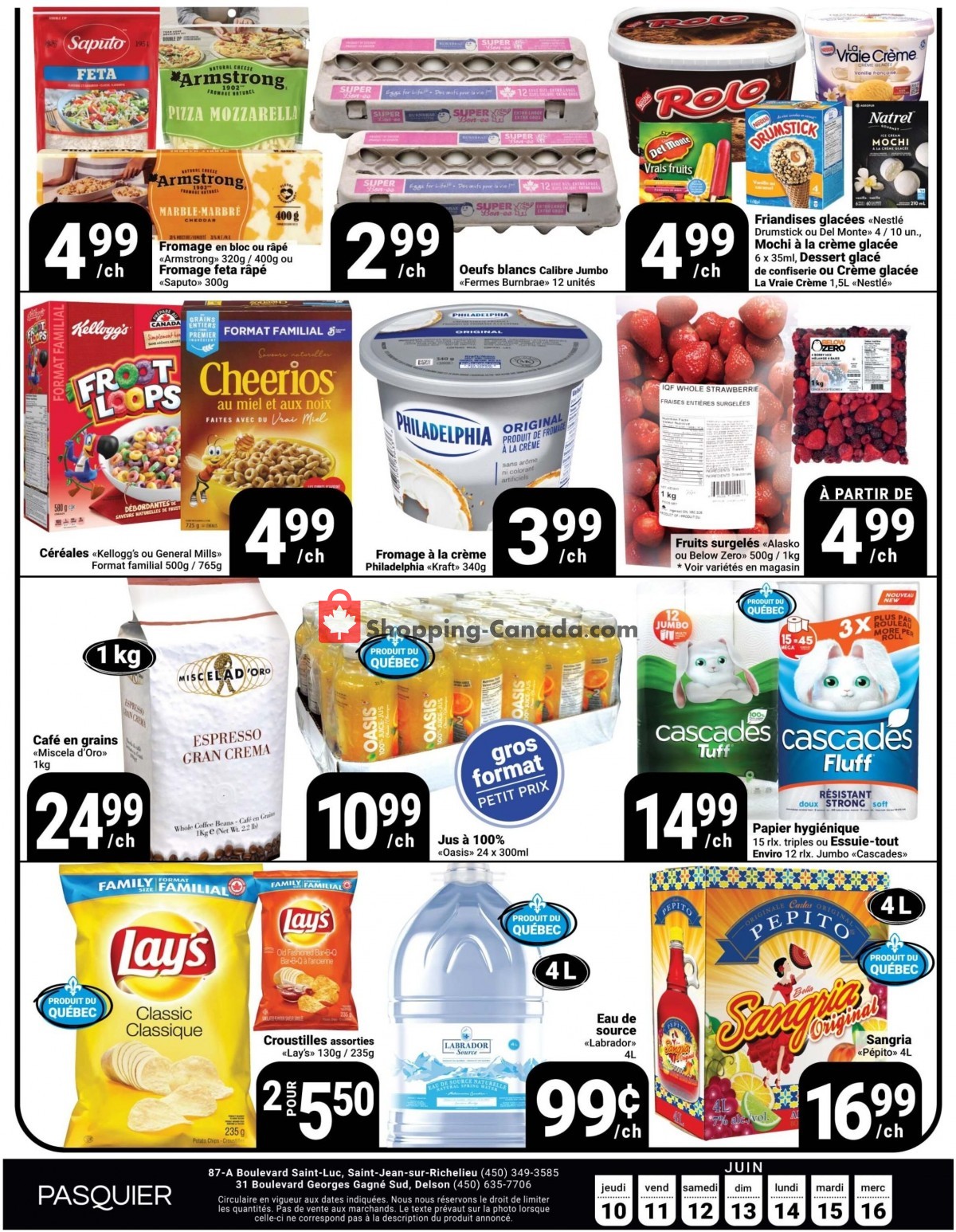 Pasquier flyer from Thursday June 10, 2021 to Wednesday June 16, 2021 - page 16