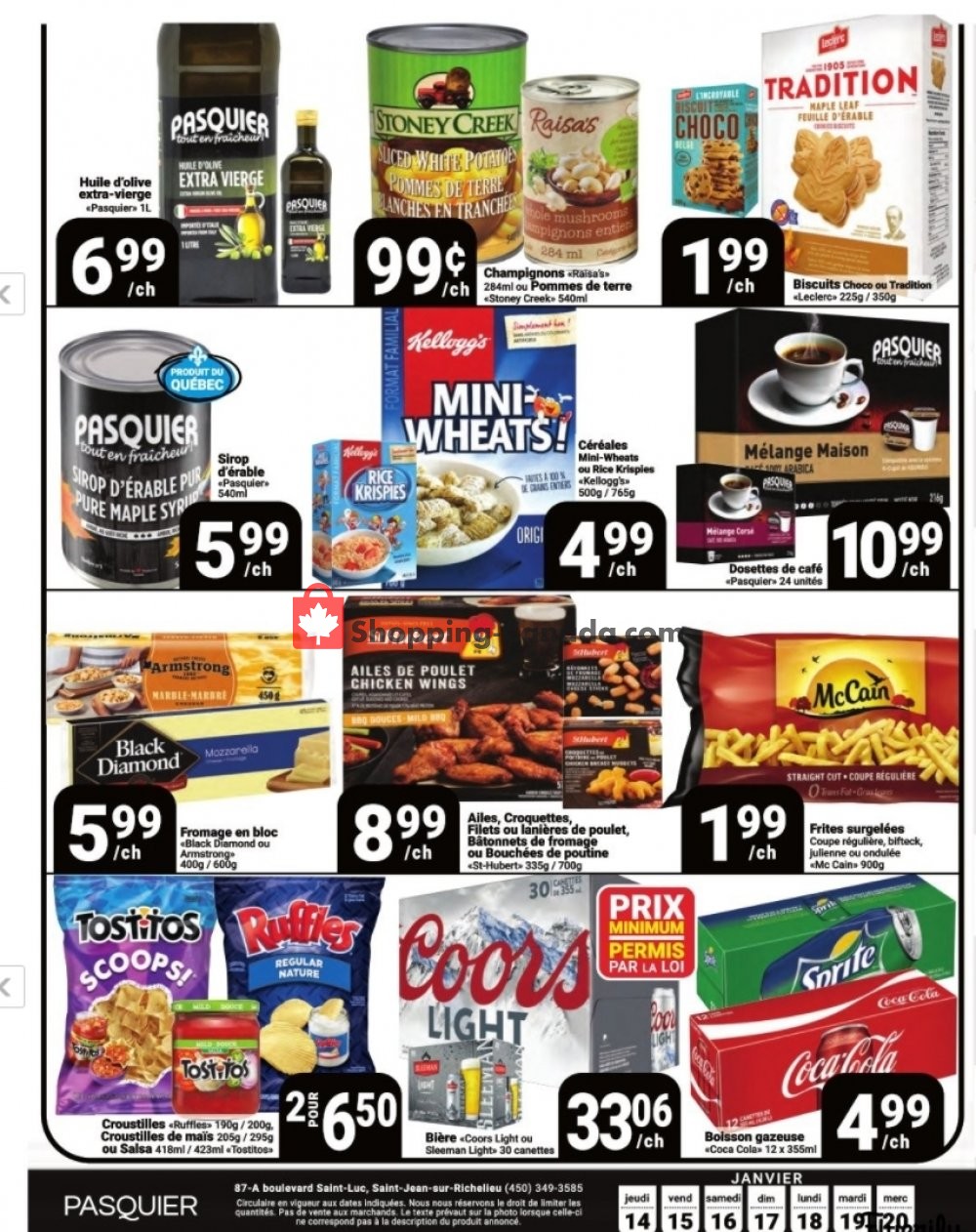 Pasquier flyer from Thursday January 14, 2021 to Wednesday January 20, 2021 - page 14