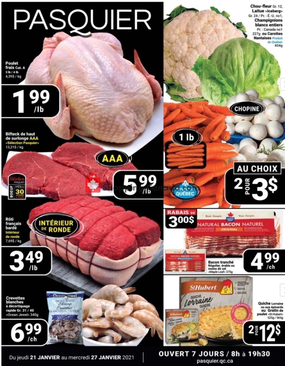 Pasquier flyer from Thursday January 21, 2021 to Wednesday January 27, 2021 - page 1