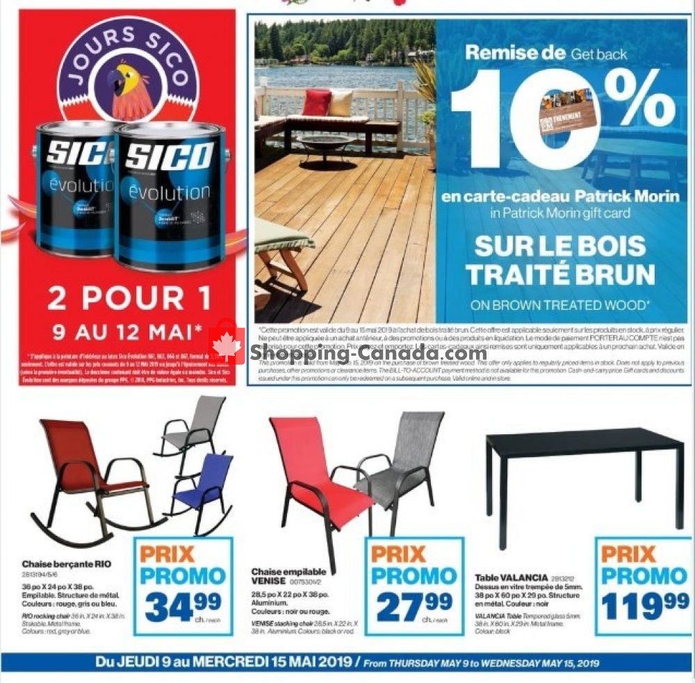 Patrick Morin flyer from Thursday May 9, 2019 to Wednesday May 15, 2019 - page 2