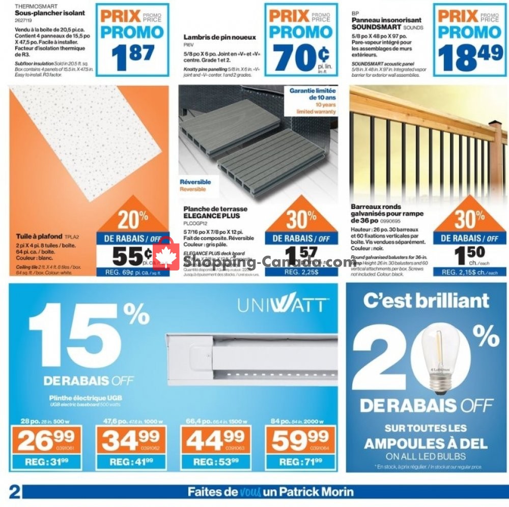 Patrick Morin flyer from Thursday March 14, 2019 to Wednesday March 20, 2019 - page 4