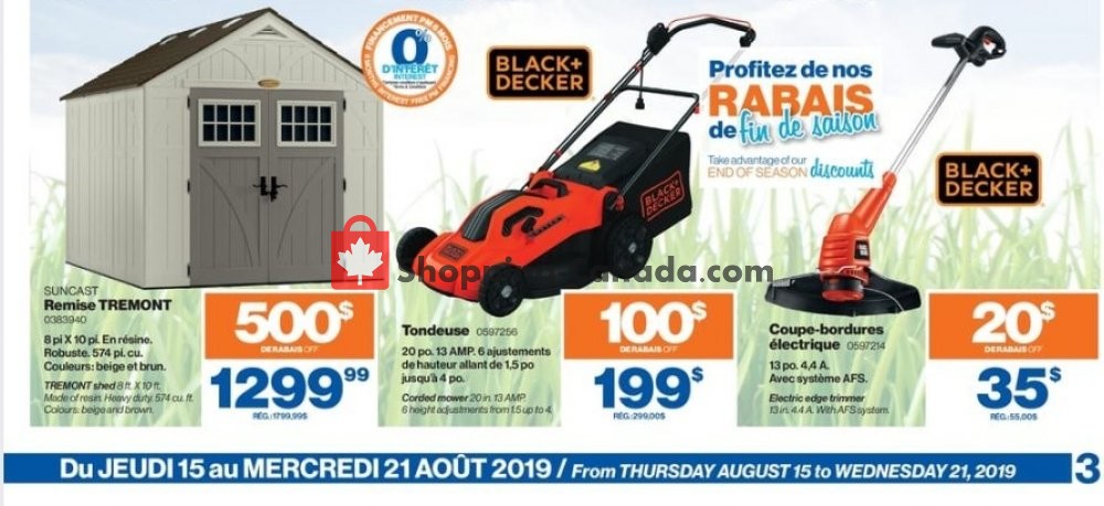 Patrick Morin flyer from Thursday August 15, 2019 to Wednesday August 21, 2019 - page 9